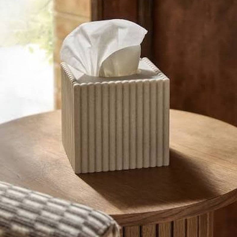 Box of facial tissue