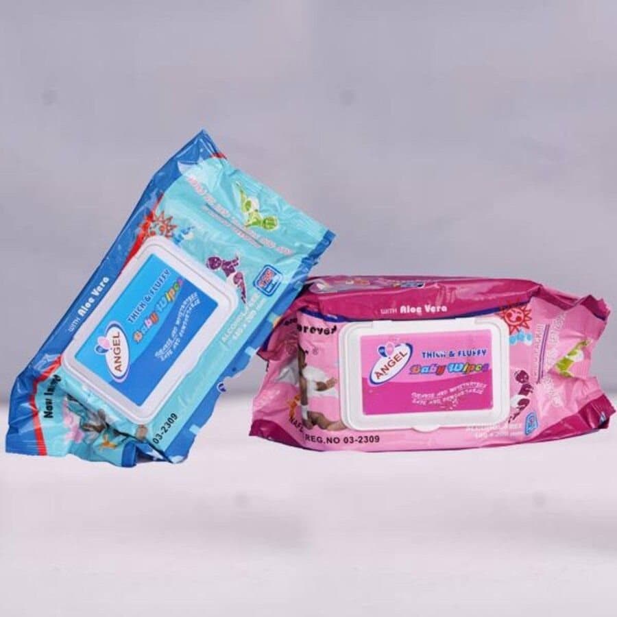 Angel Baby Wipes with Aloe Vera
