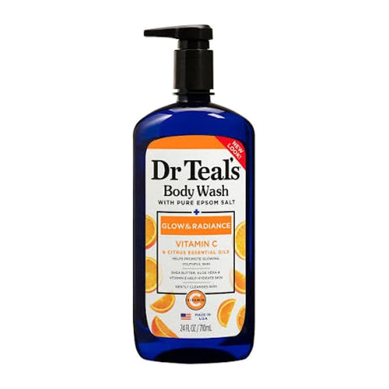 Dr Teal's Body Wash with Pure Epsom Salt, Glow & Radiance