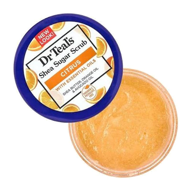 Dr Teal's Shea Sugar Scrub, Citrus