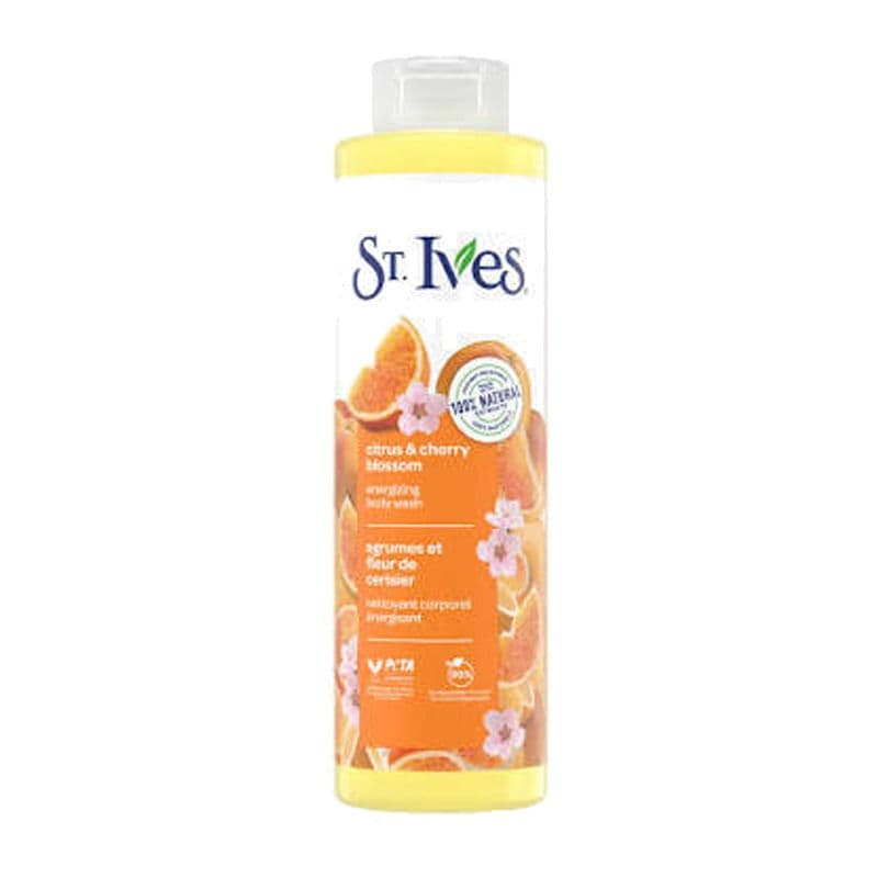 St. Ives Energizing Body Wash, Citrus & Cherry Blossom