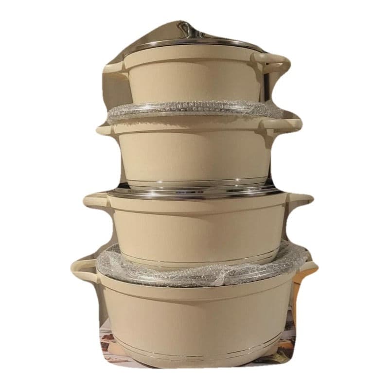Delight Leo Ceramic Cookware Set (Cream)
